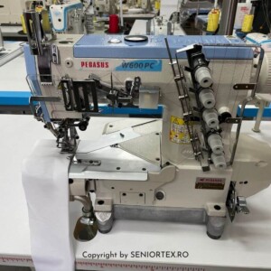 PEGASUS W662PCH-01GX356BS/FT9C/UT4M/D332/Z054 - Uberdeck cu brat cilindric , 3 ace 5 fire, cu richtuire material , taiere ata si ridicare piciorus automate