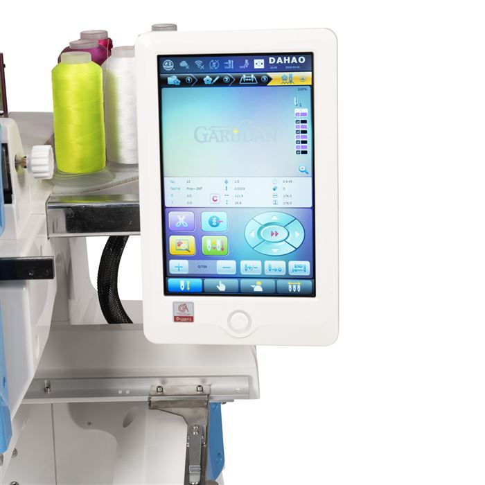 GARUDAN GES D-1201 HOBBY+ - Masina de brodat 1 cap si 12 ace SENIORTEX 2