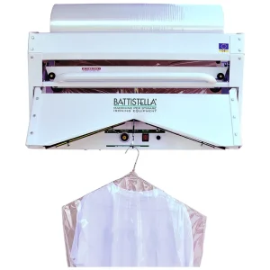 Aparat manual pentru infoliat/ambalat produse pe umeras cu fixare pe perete - BATTISTELLA MEDUSA