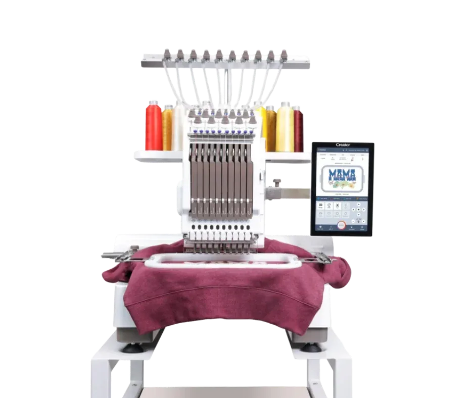 Masina de brodat profesionala cu 10 ace RICOMA EM 1010 CREATOR (1)